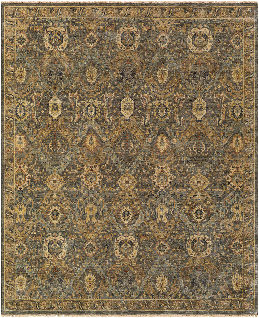 surya anatolia any 2302 dark green rug