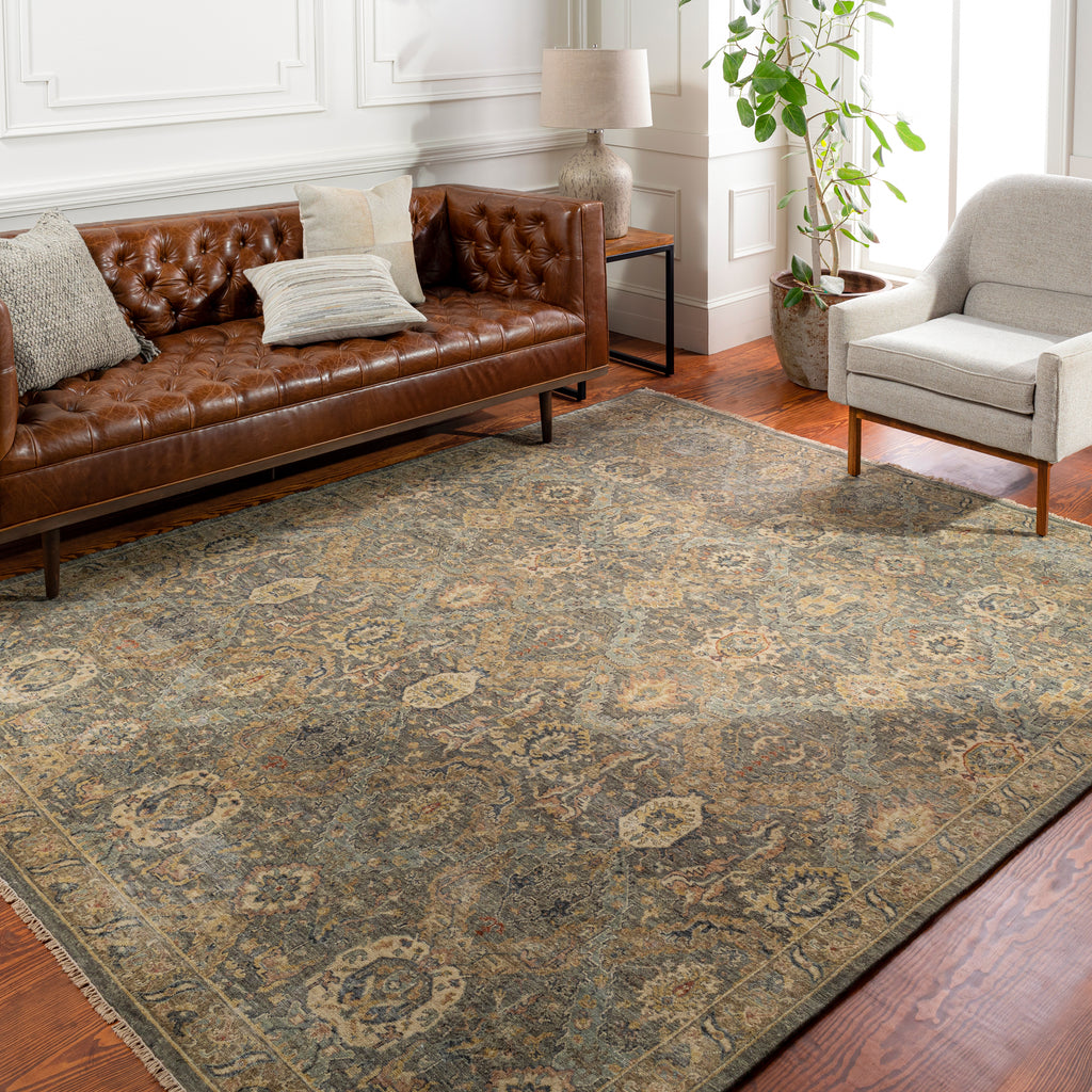 surya anatolia any 2302 dark green rug