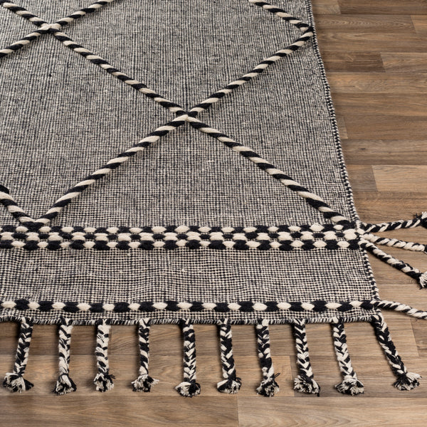 surya apache apa 2306 black rug