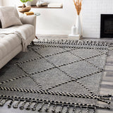 surya apache apa 2306 black rug