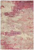 nourison celestial ces02 ivory pink rug