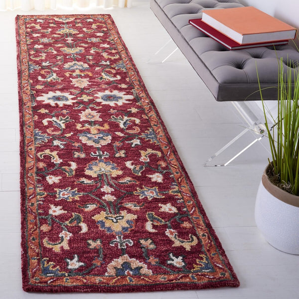 safavieh clearance aspen apn147q red rug