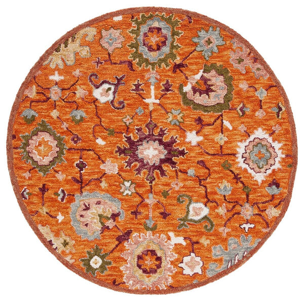 safavieh clearance aspen apn148p rust rug