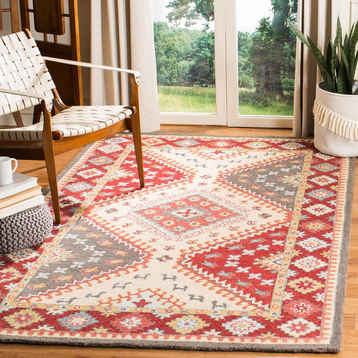 safavieh clearance aspen apn801q red rug