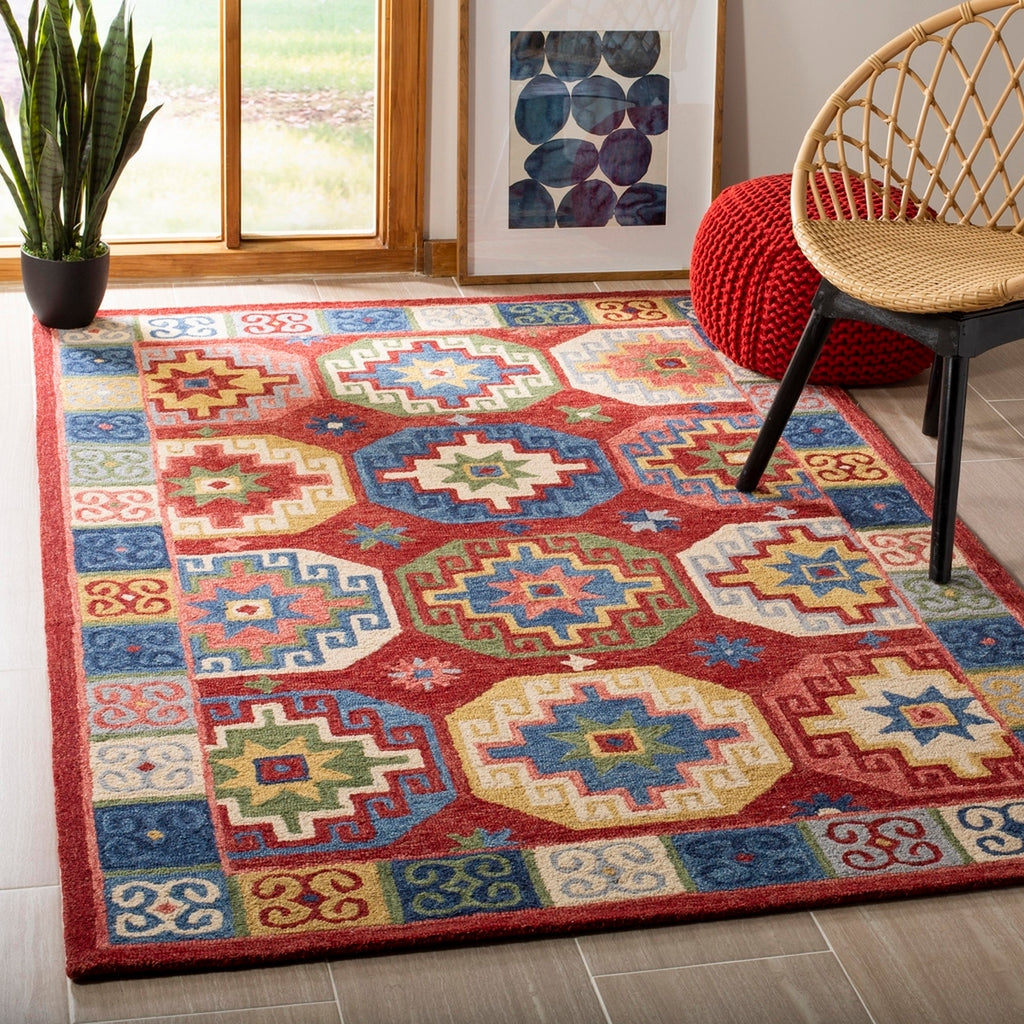 safavieh clearance aspen apn802q red rug
