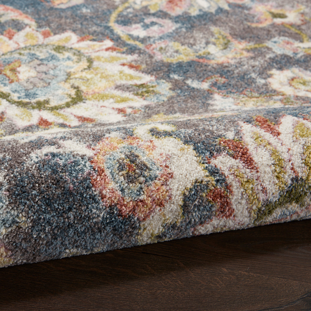 nourison soraya sor02 charcoal multi rug