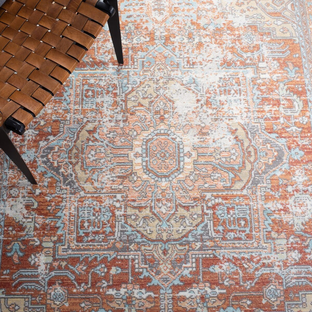 safavieh clearance aria ara580p rust rug