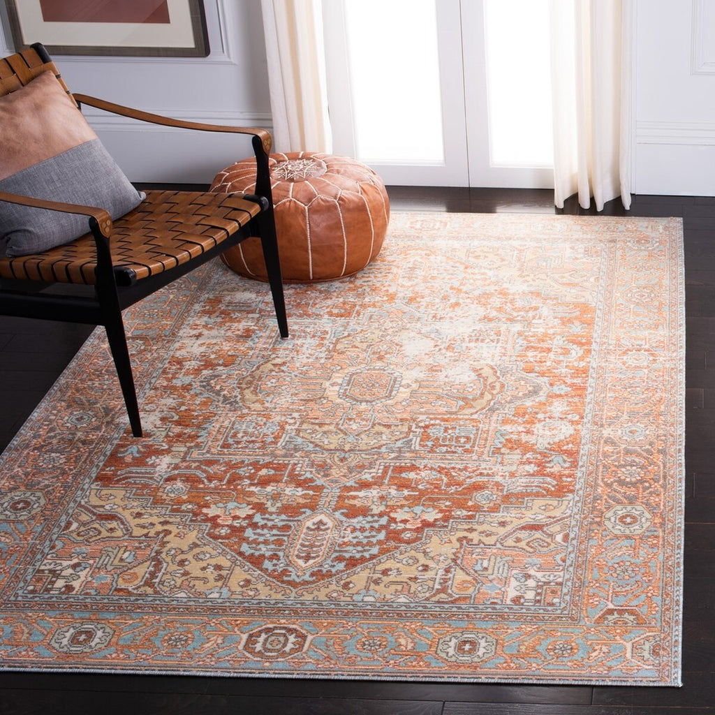 safavieh clearance aria ara580p rust rug