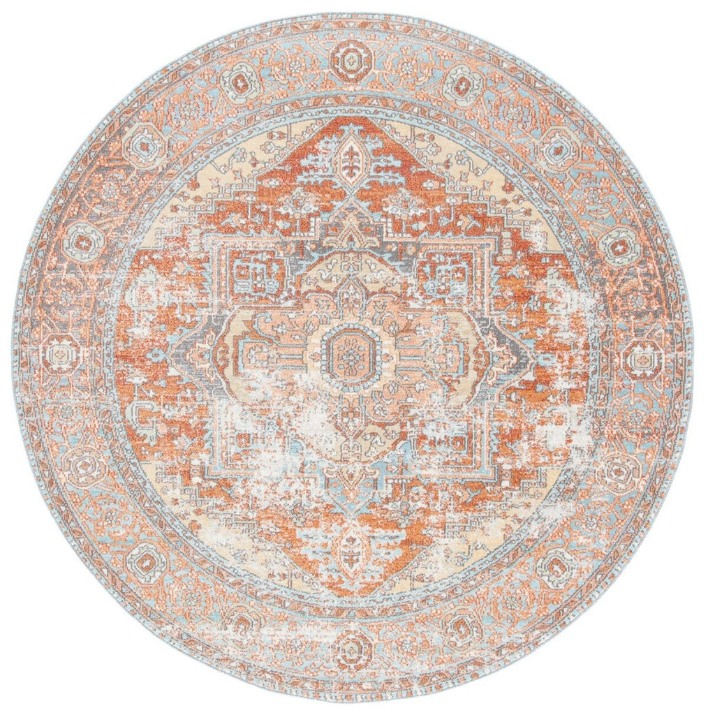 safavieh clearance aria ara580p rust rug