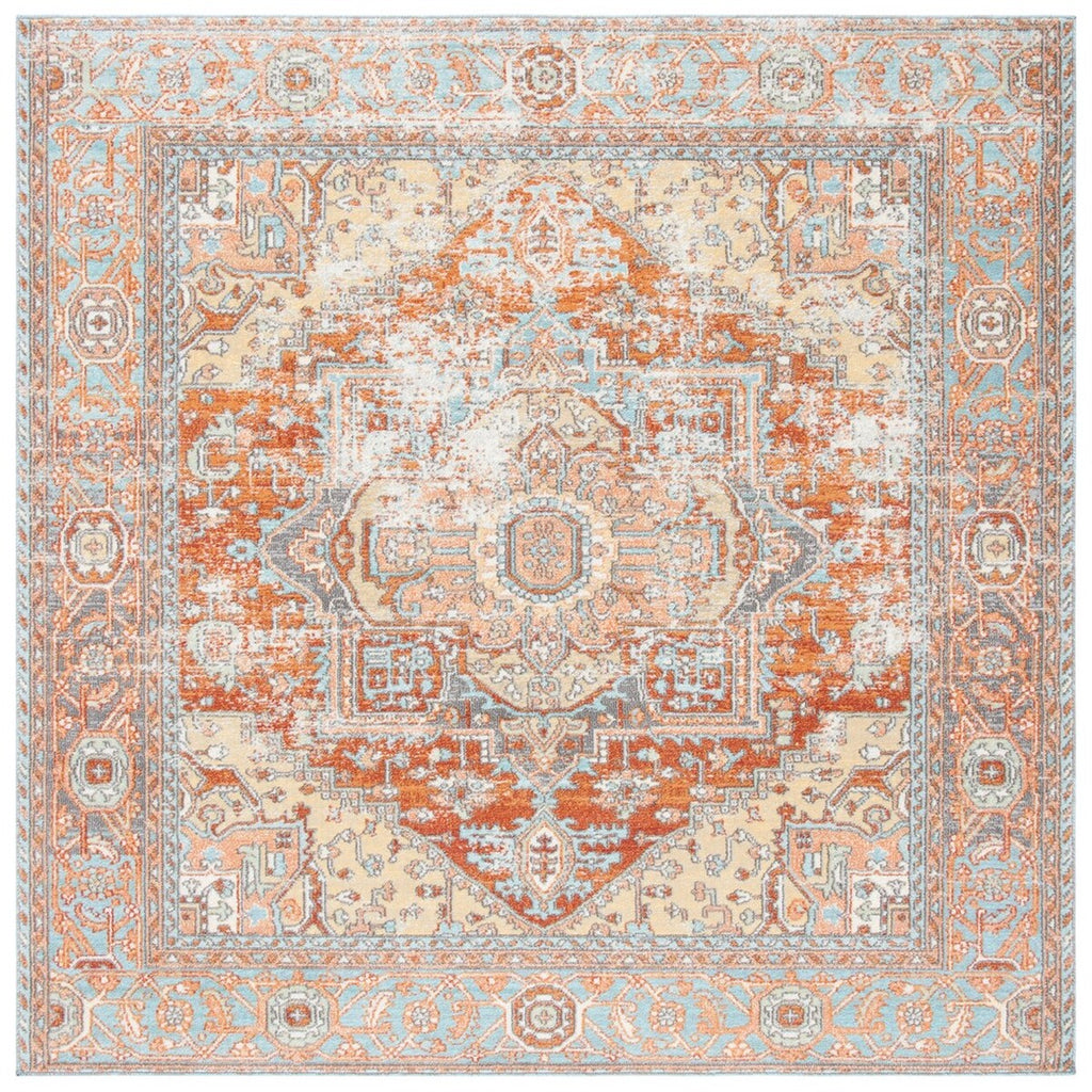 safavieh clearance aria ara580p rust rug