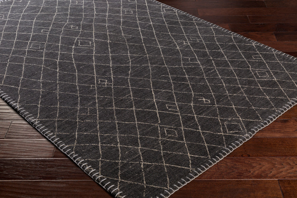Surya rug co. | black rug | arlequin | rugs done right