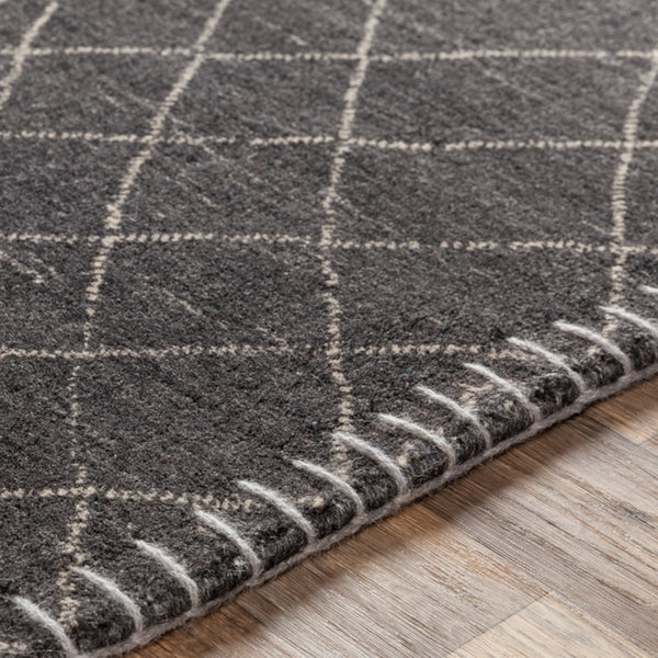 Surya rug co. | black rug | arlequin | rugs done right