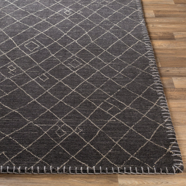 Surya rug co. | black rug | arlequin | rugs done right