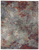 Nourison Clearance Artworks ATW02 Seafoam/Brick Rug