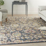 nourison soraya sor02 charcoal multi rug