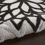 nourison aloha alh05 black white rug