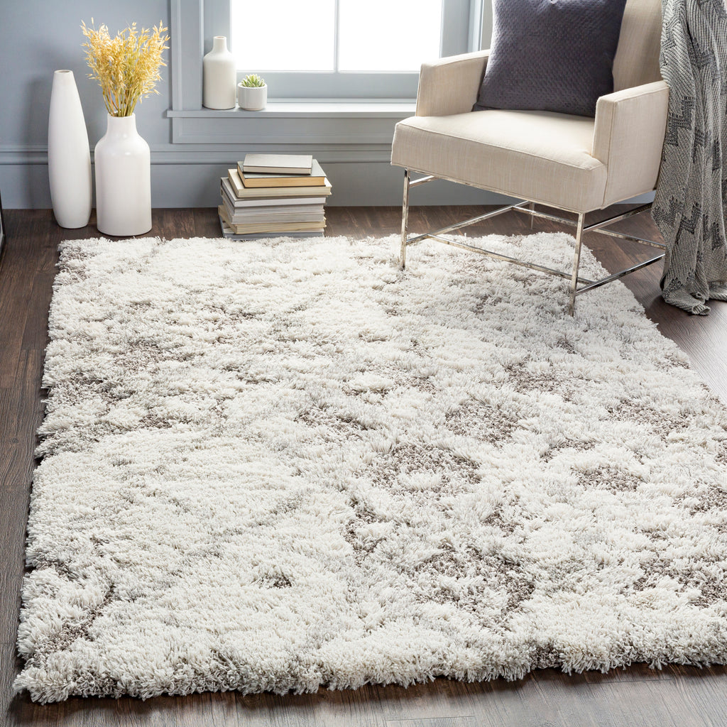 surya alta shag asg 2305 white rug