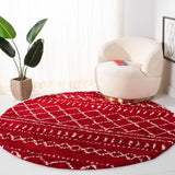 safavieh clearance arizona shag asg741q red rug