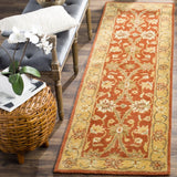 safavieh clearance antiquity at249c rust rug