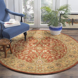 safavieh clearance antiquity at249c rust rug