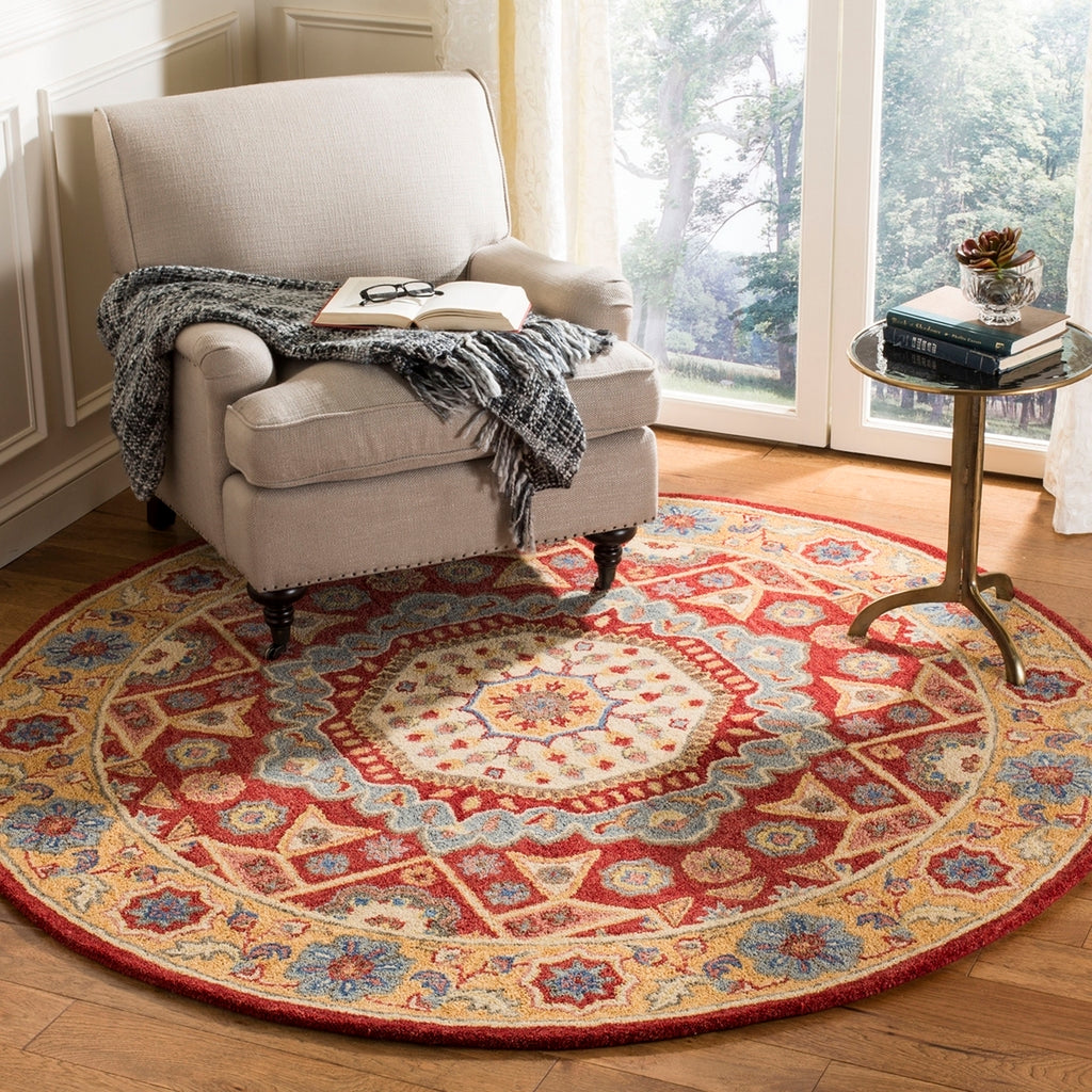 safavieh clearance antiquity at501q red rug