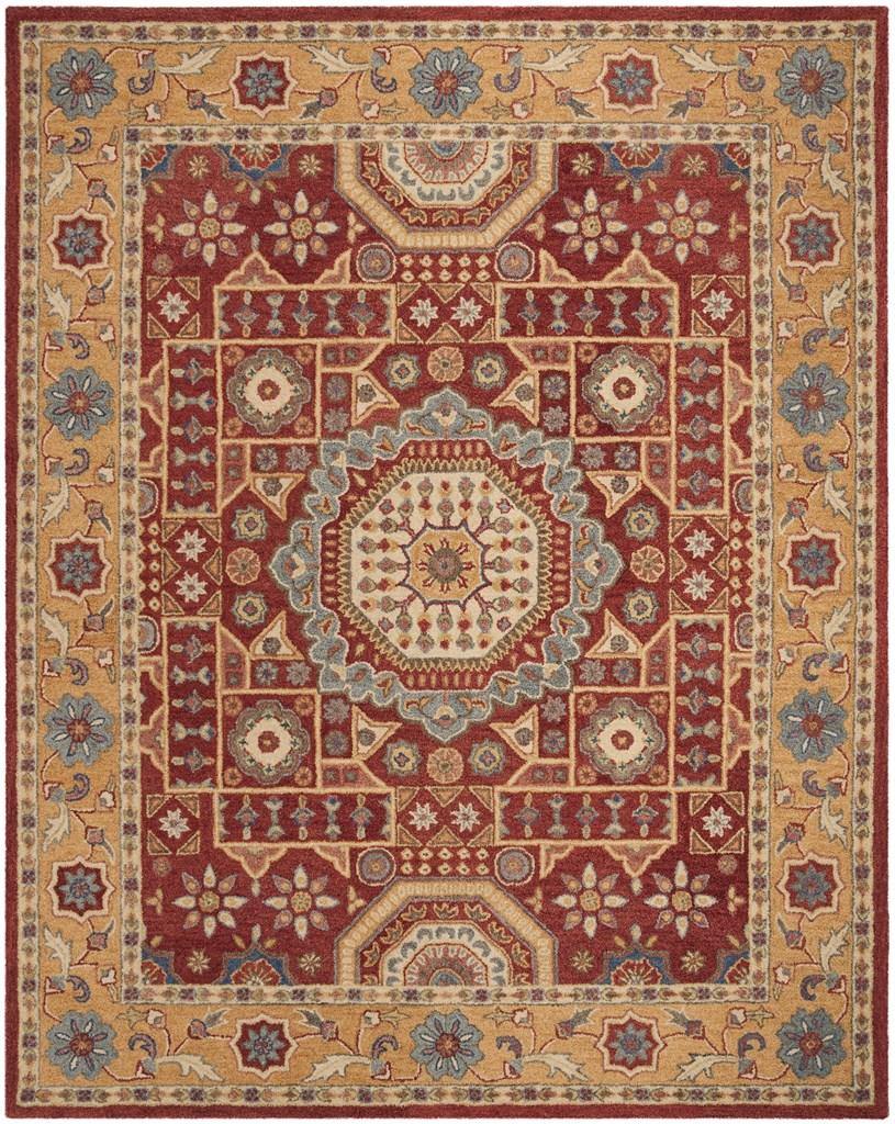 safavieh clearance antiquity at501q red rug