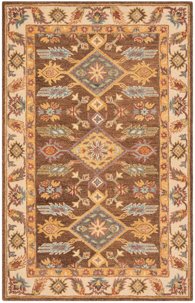 safavieh clearance antiquity at502t dark brown rug
