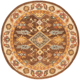 safavieh clearance antiquity at502t dark brown rug