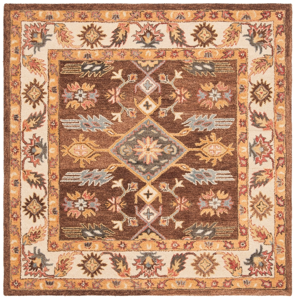 safavieh clearance antiquity at502t dark brown rug
