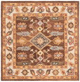 safavieh clearance antiquity at502t dark brown rug
