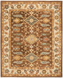 safavieh clearance antiquity at502t dark brown rug