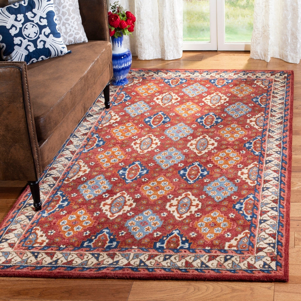 safavieh clearance antiquity at509q red rug