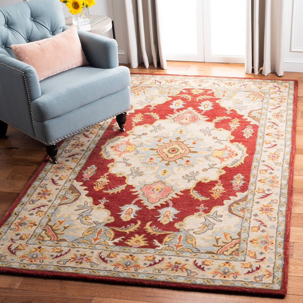 safavieh clearance antiquity at520q red rug