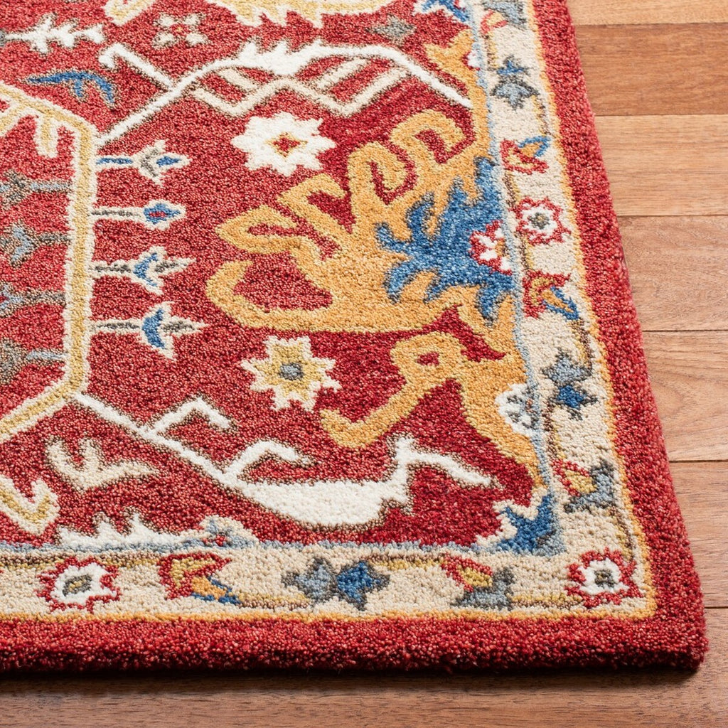 safavieh clearance antiquity at522q red rug