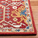 safavieh clearance antiquity at522q red rug