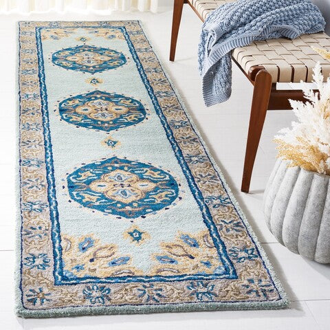 safavieh clearance antiquity at66k turquoise rug
