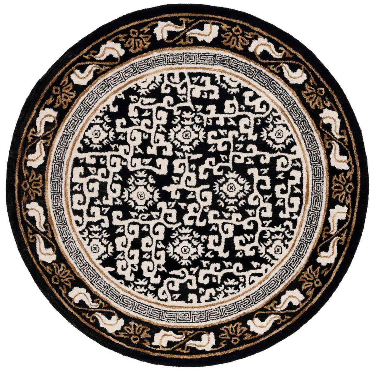safavieh clearance antiquity at860z black rug