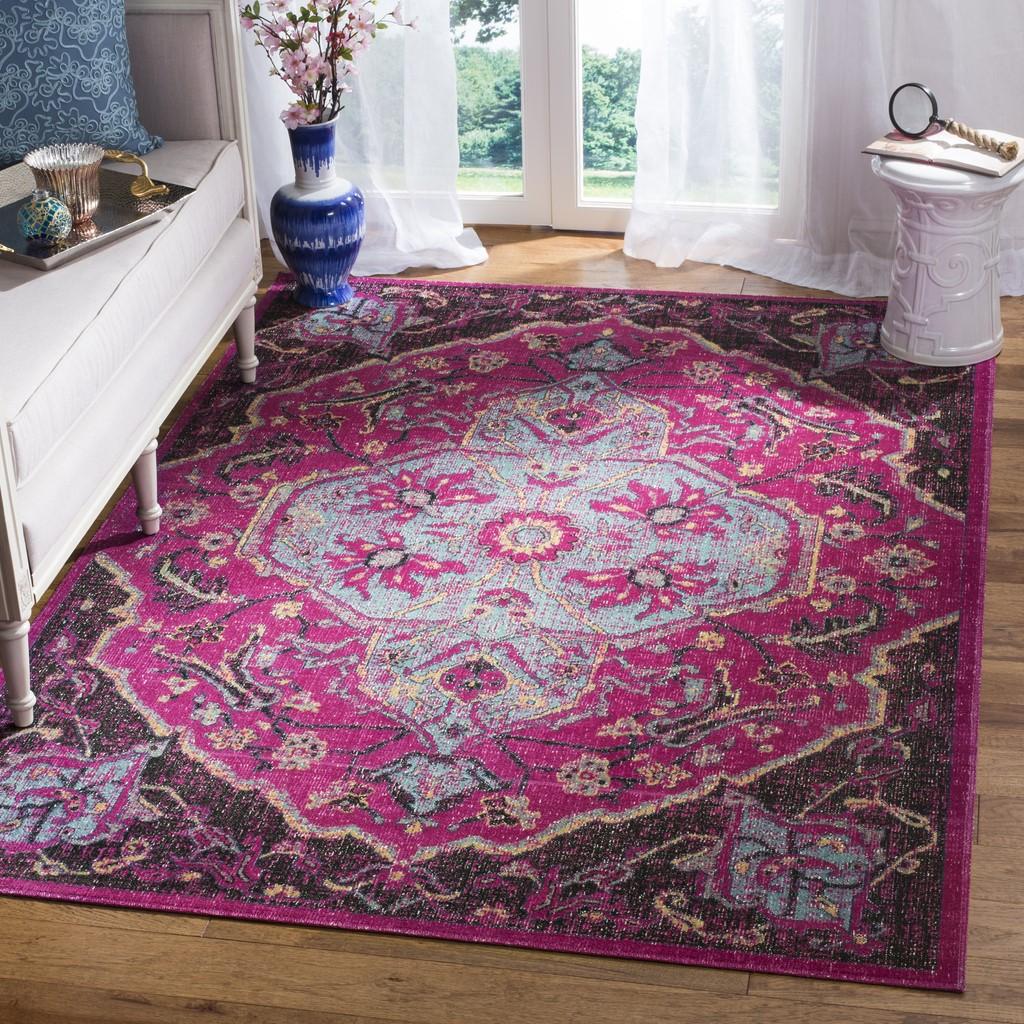 safavieh clearance artisan atn501b fuchsia rug