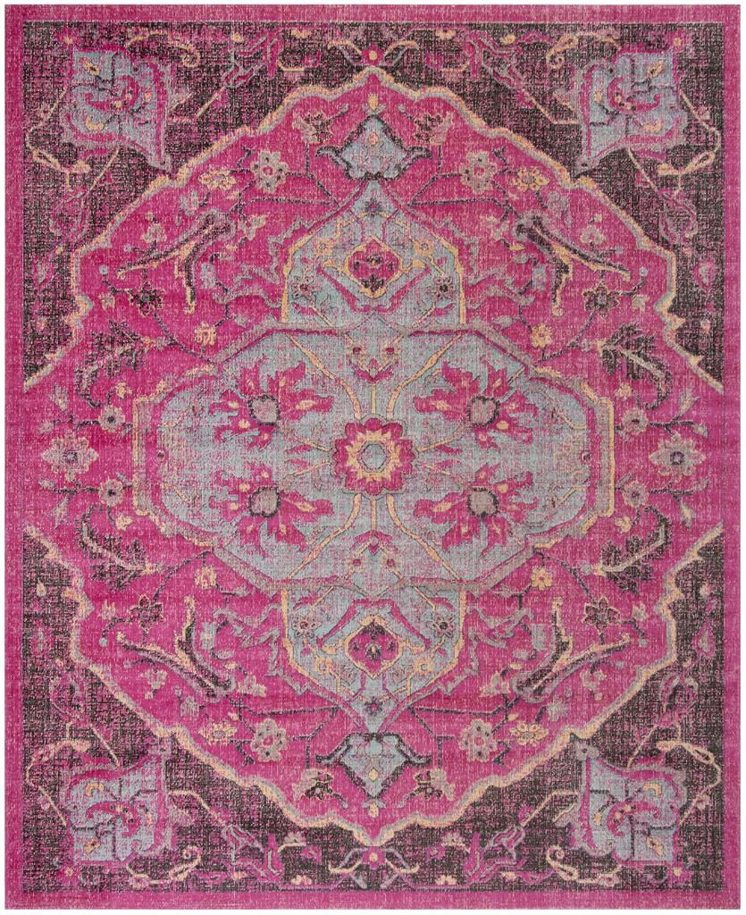 safavieh clearance artisan atn501b fuchsia rug
