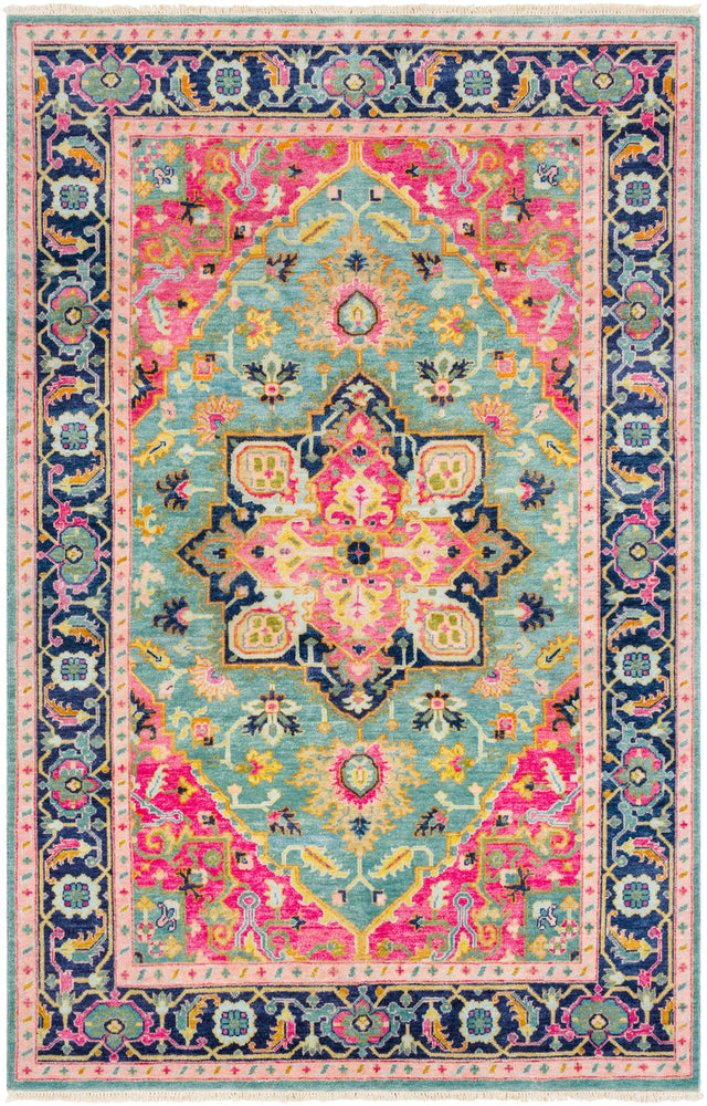 Surya Closeout Antique ATQ-1015 Teal Rug