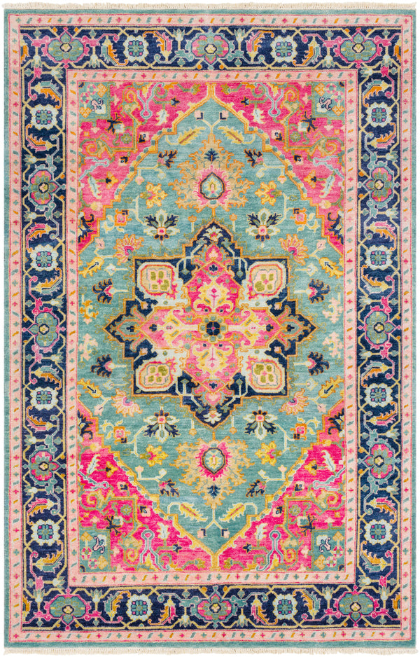 Surya Closeout Antique ATQ-1015 Teal Rug