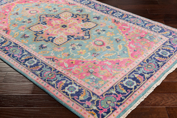 Surya Closeout Antique ATQ-1015 Teal Rug