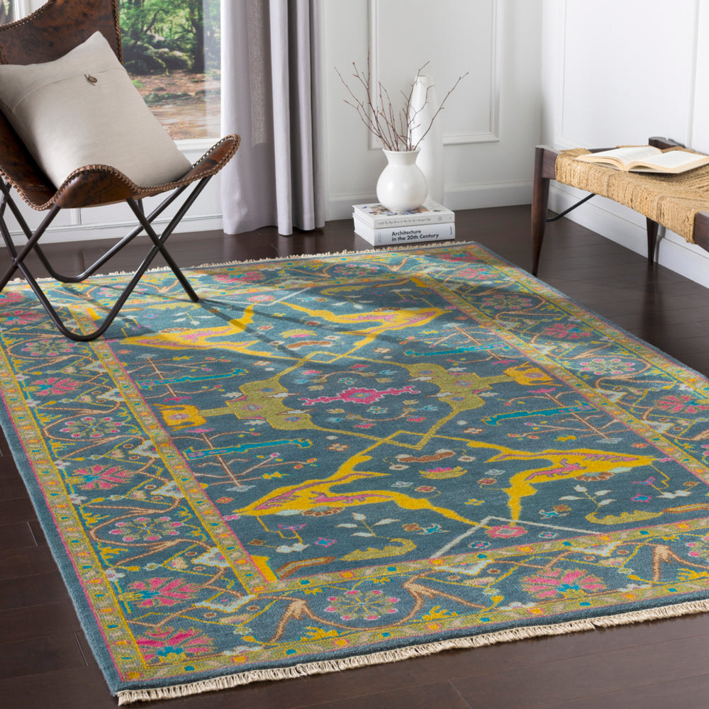Surya Closeout Antique ATQ-1016 Navy Rug
