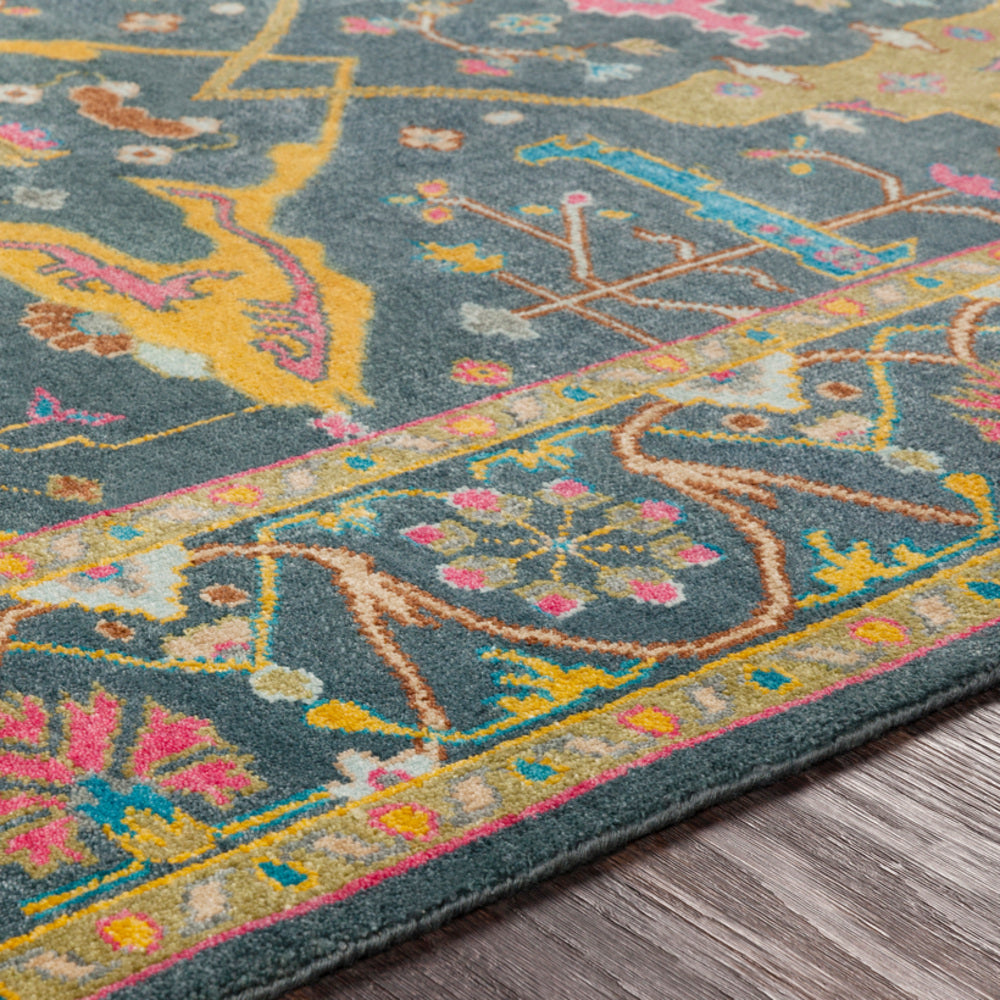 Surya Closeout Antique ATQ-1016 Navy Rug
