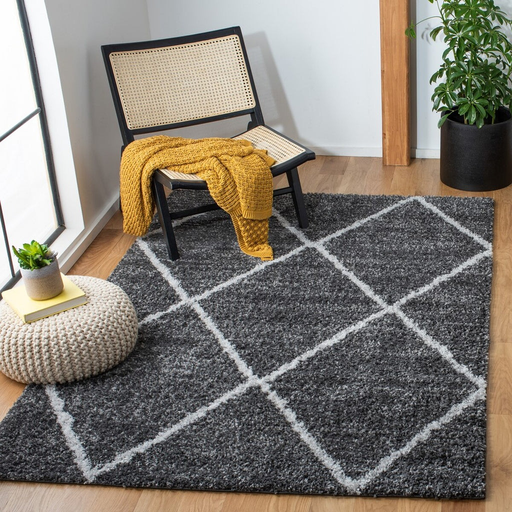 safavieh clearance august shag aug531g dark grey rug