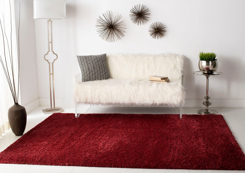safavieh clearance august shag aug900s burgundy rug