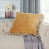 nourison sofia ge903 yellow pillow