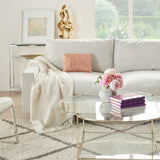 nourison luminescence z0727 blush pillow