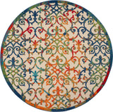 nourison aloha alh21 multicolor rug