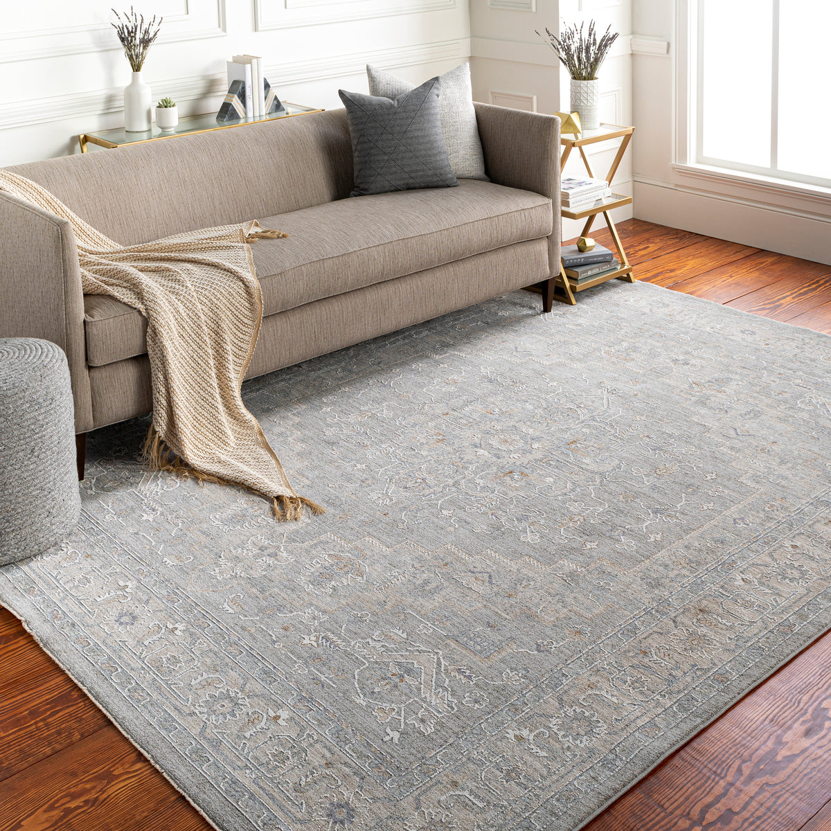   Traditional Surya Avant Garde Medium Gray Rug | Indoor Rugs | Rugs Done Right